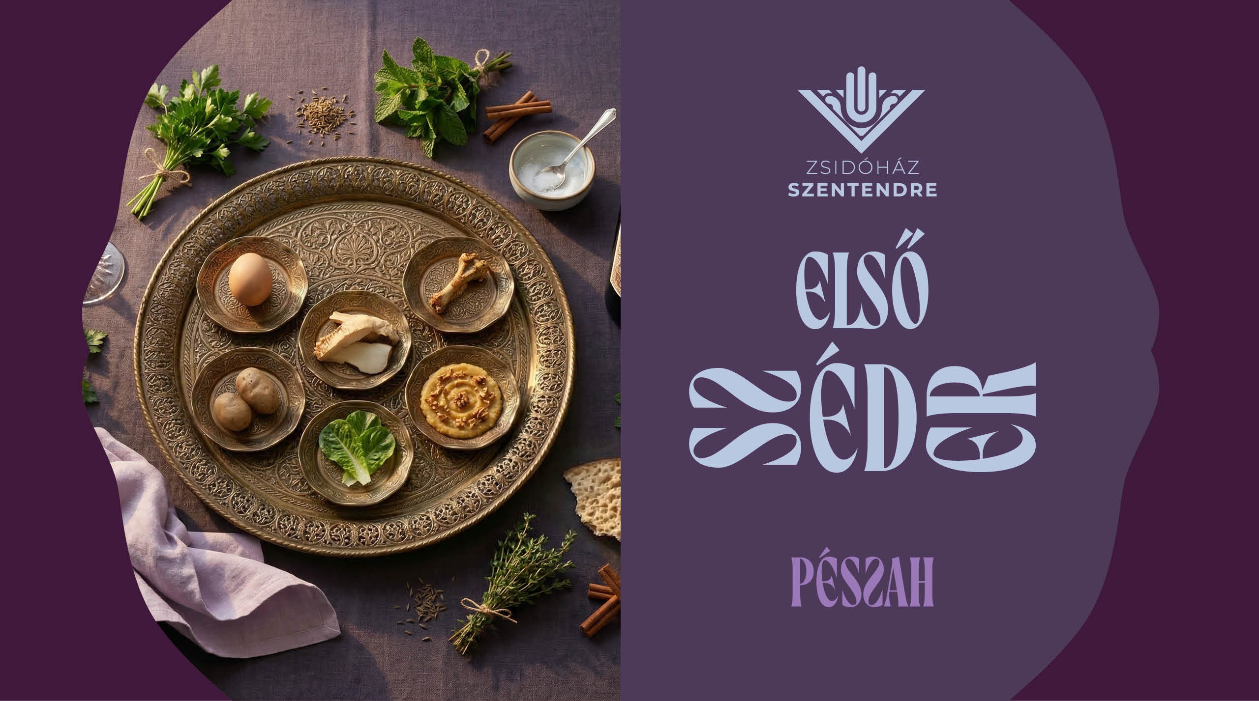 Első szédervacsora Szentendrén