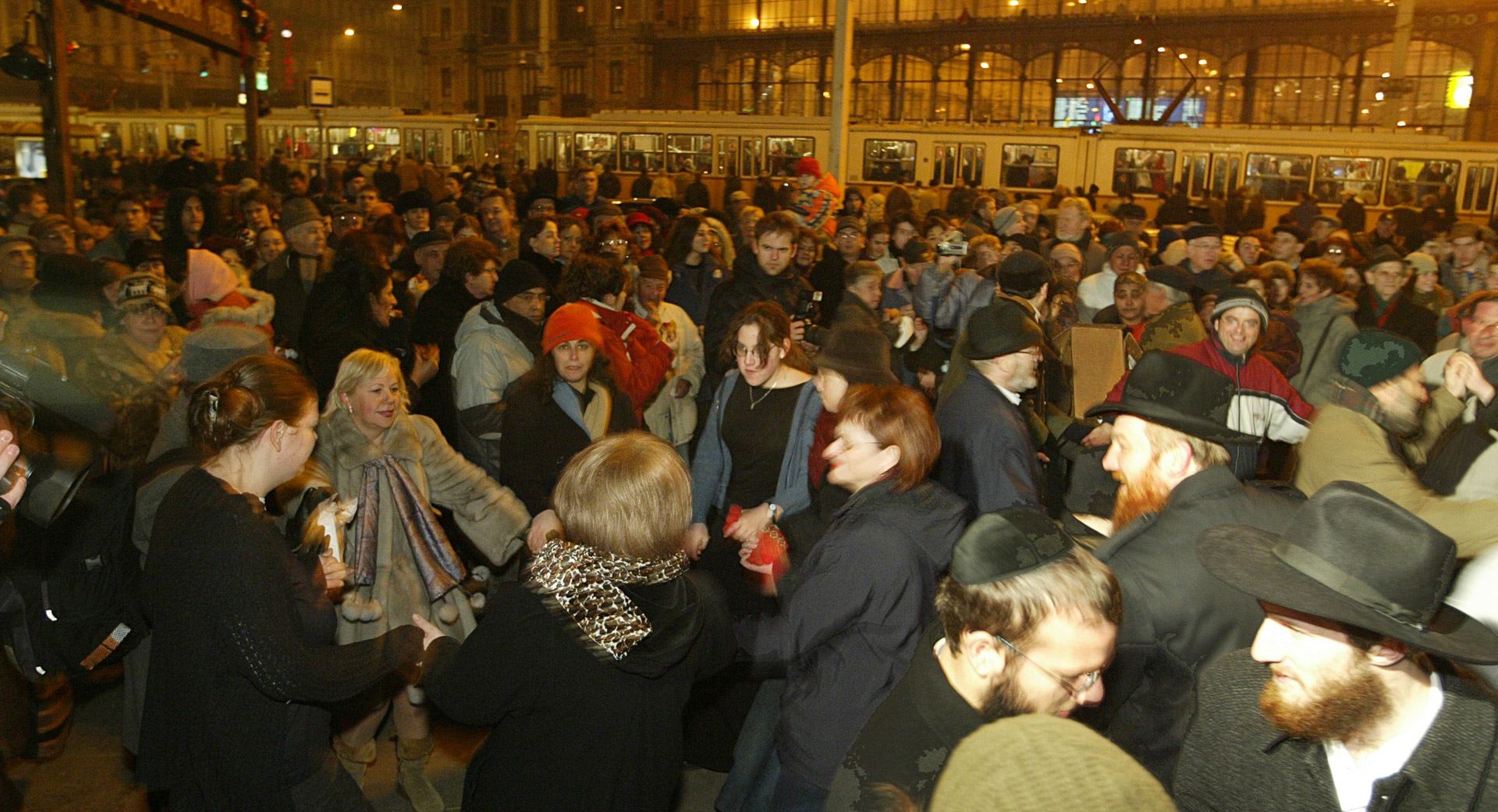 Nyugati téri gyertyagyújtás, Hanuka