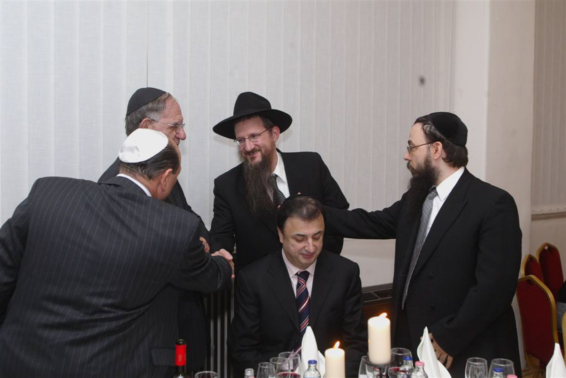 Lev Leviev gyémántmágnás látogatása