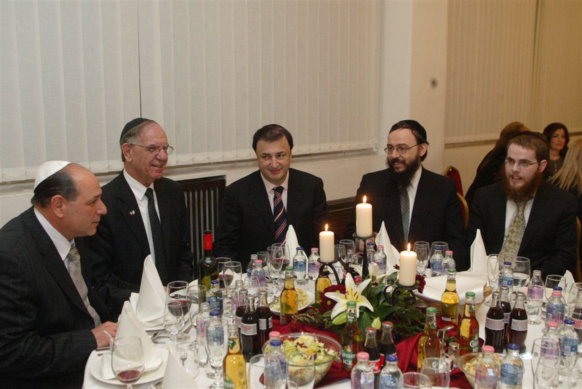 Lev Leviev gyémántmágnás látogatása