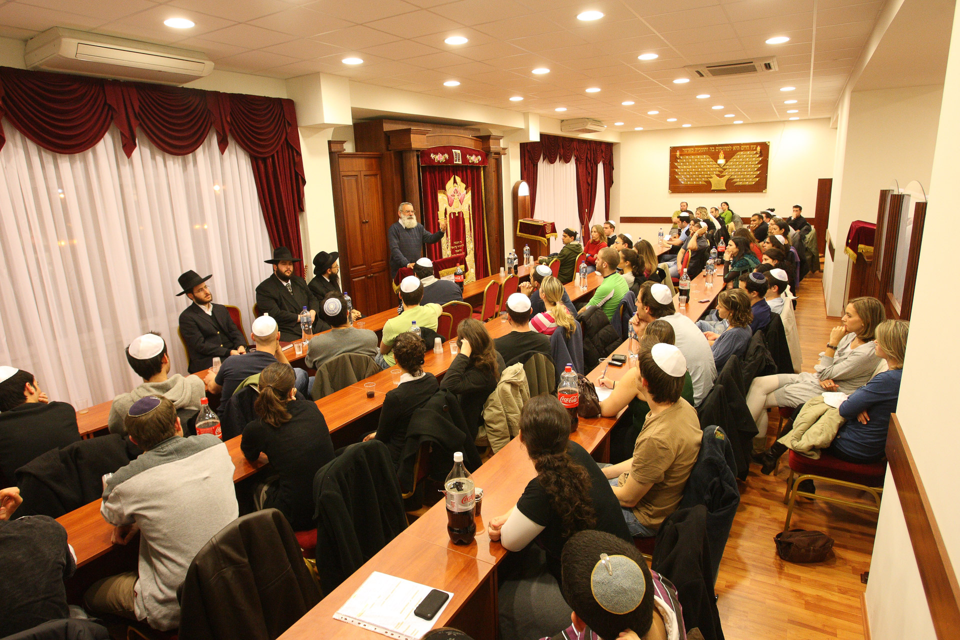 Az izraeli hadsereg rabbijának előadása