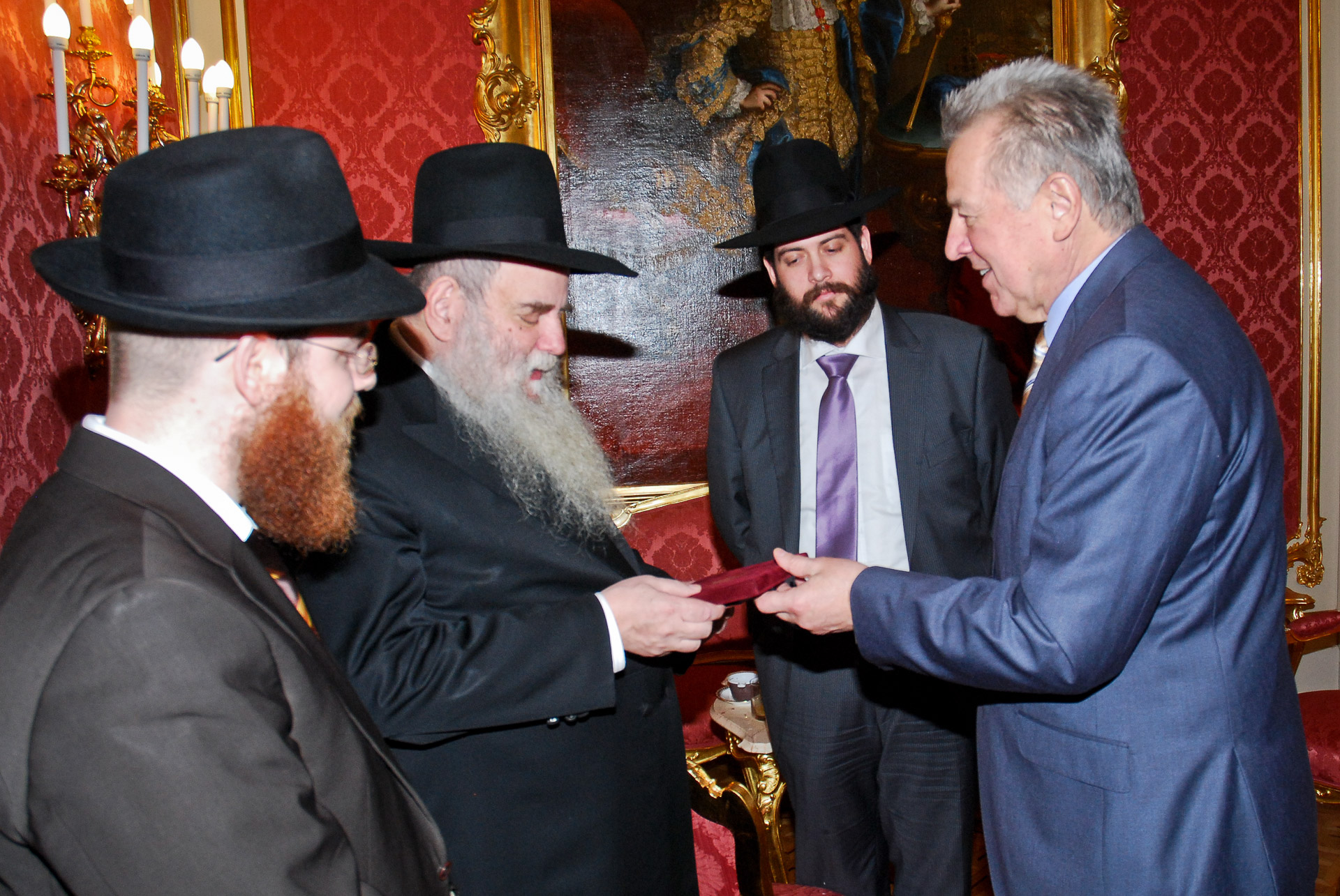 Moshe Kotlarsky rabbi látogatása