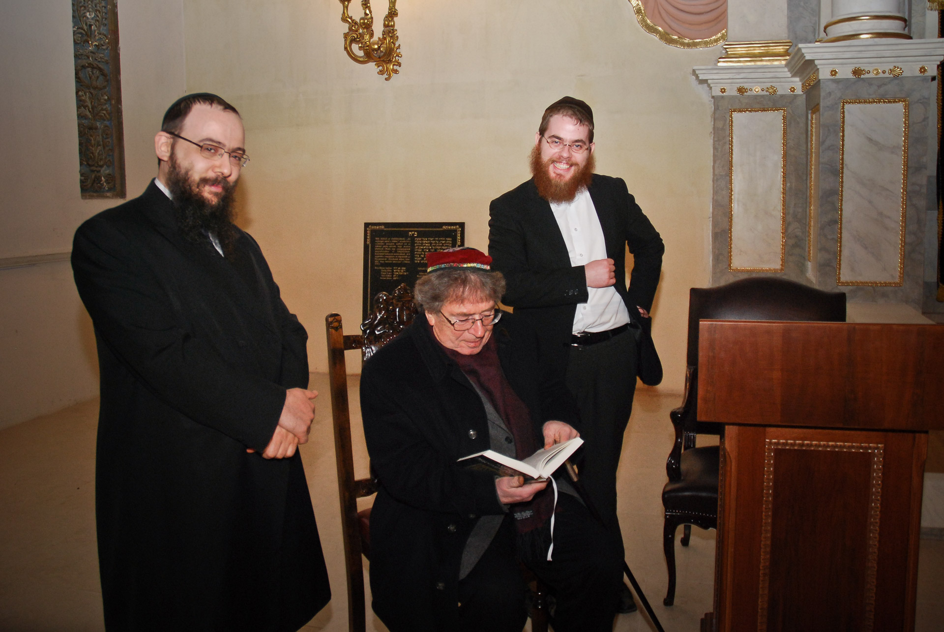 Konrád György Oberlander Báruchal és Köves Slomóval