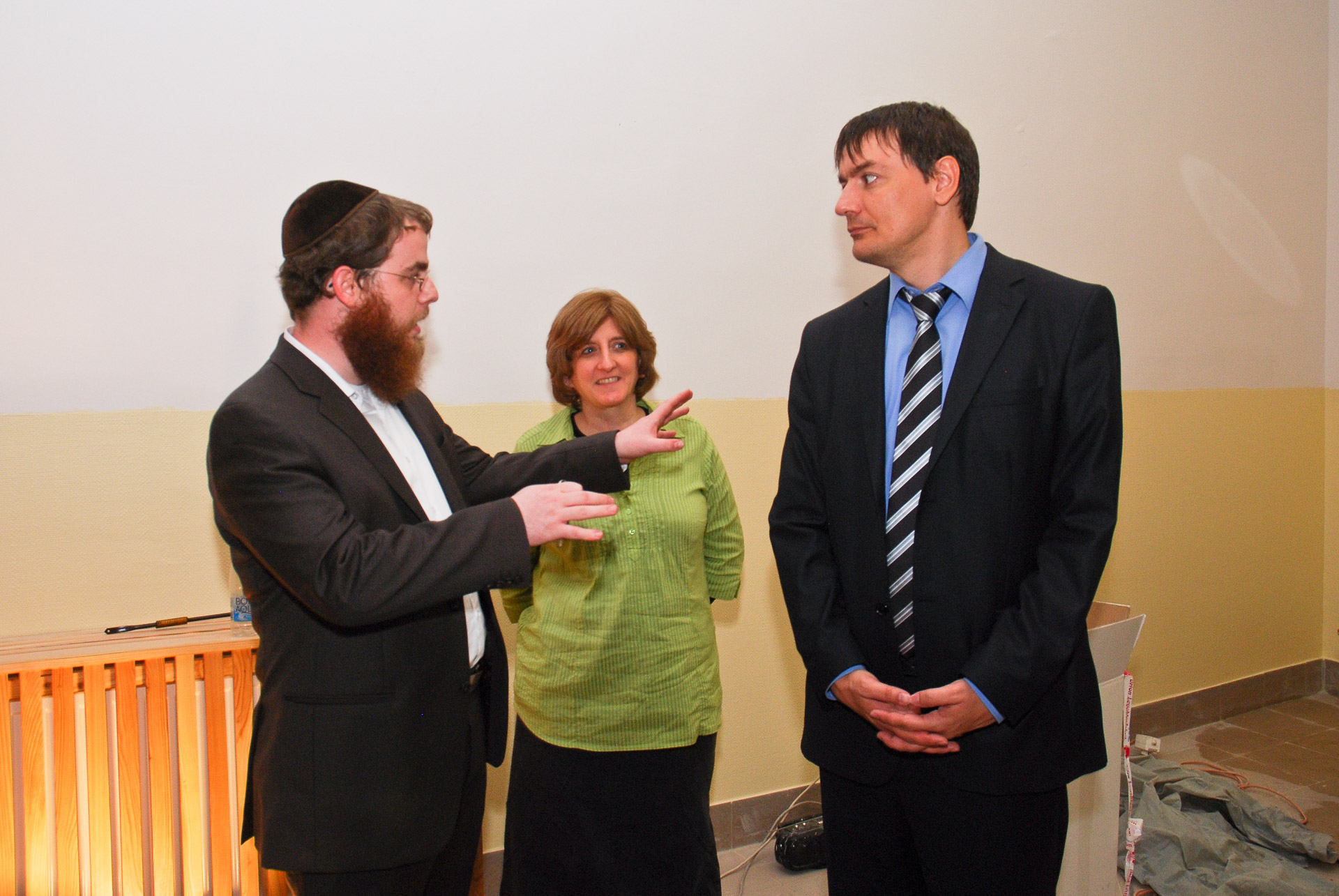 Bét Menáchem iskola nyílt nap- Vattamány Zsolt, Köves Slomó, Oberlander Batsheva