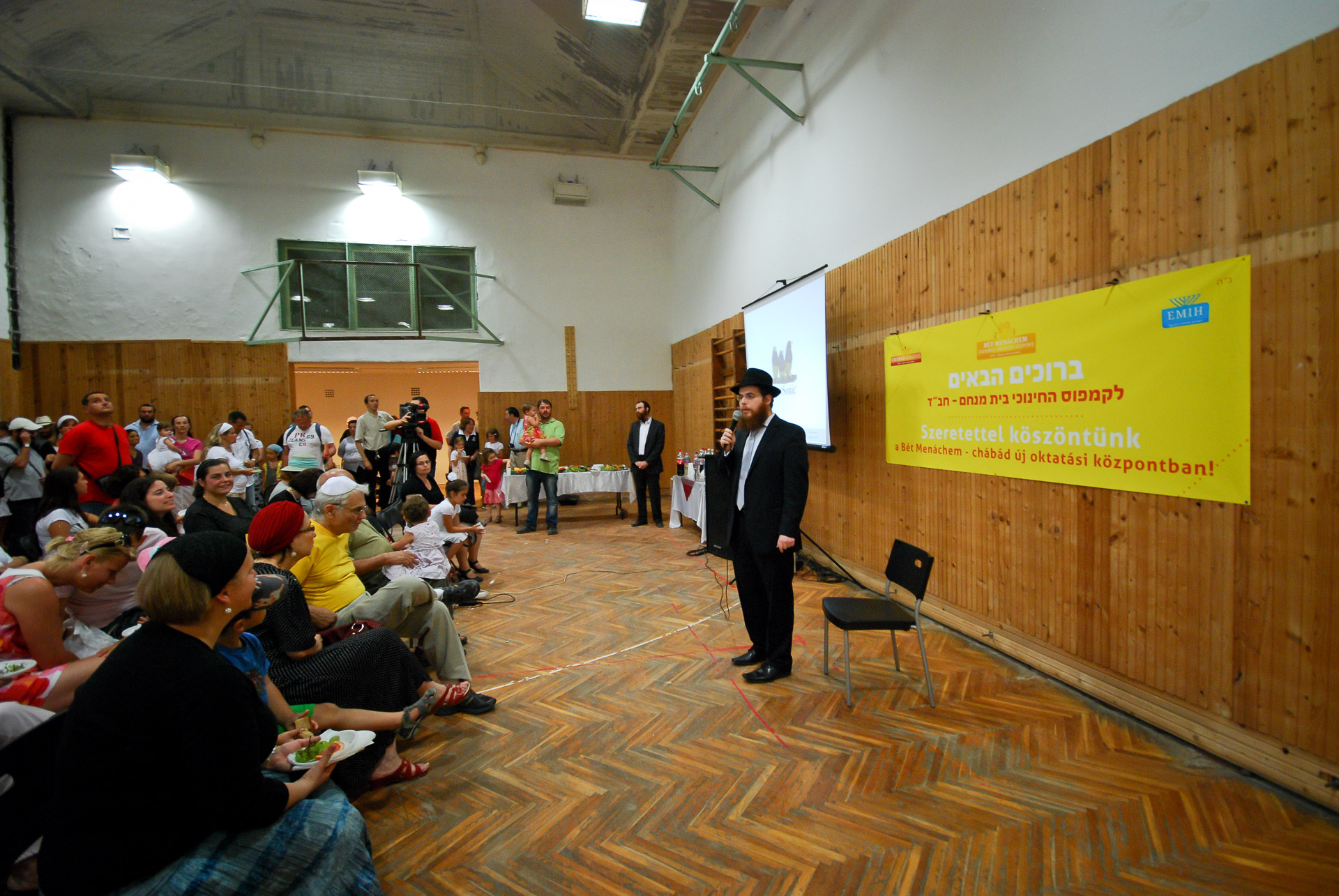 Bét Menáchem iskola nyílt nap- Köves Slomó