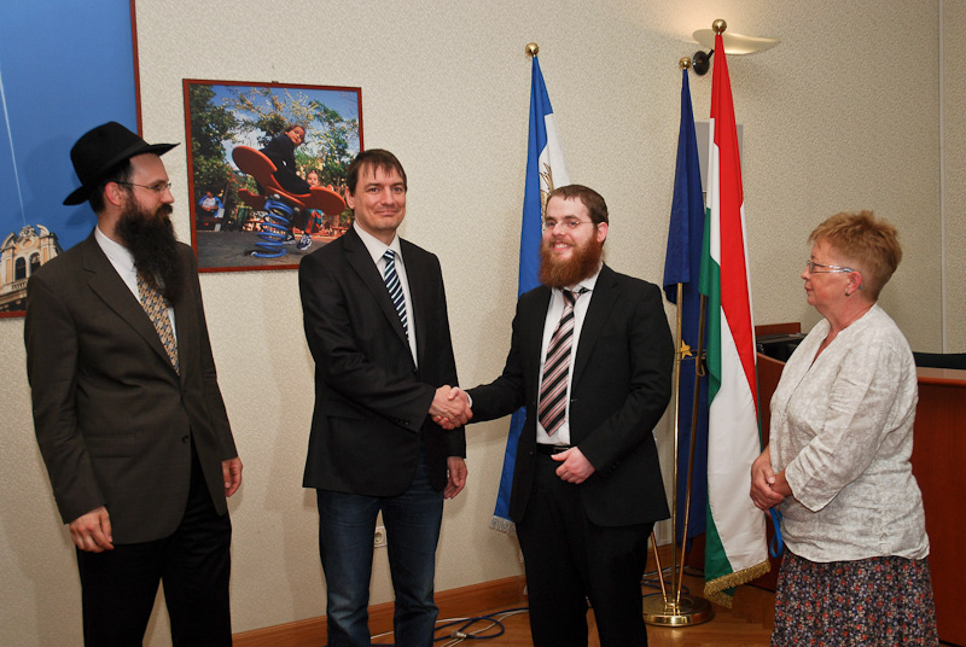 Vattamány Zsolttal Köves Slomó és Nógrádi Bálint