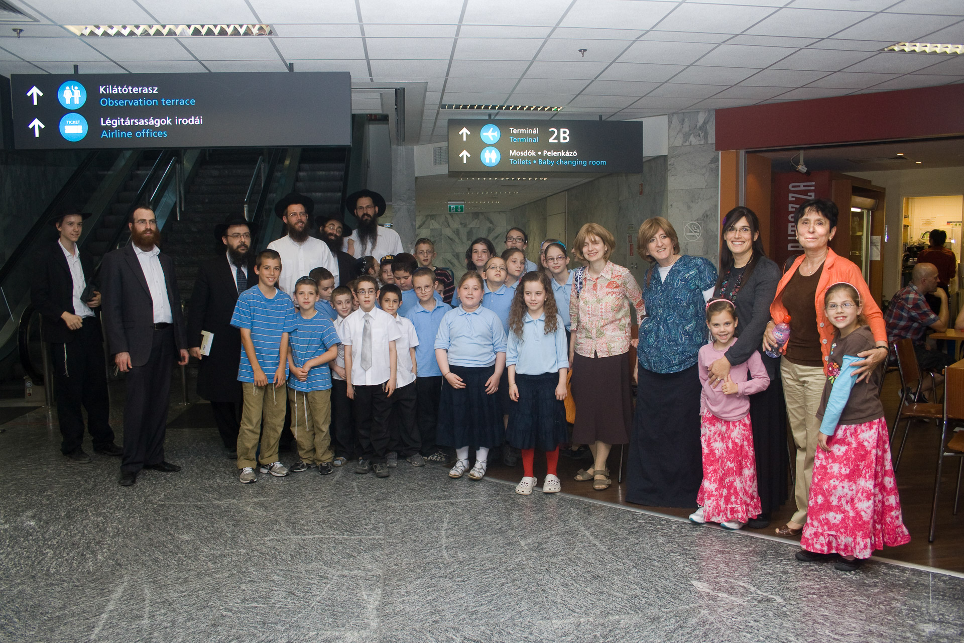 Fusch család érkezése