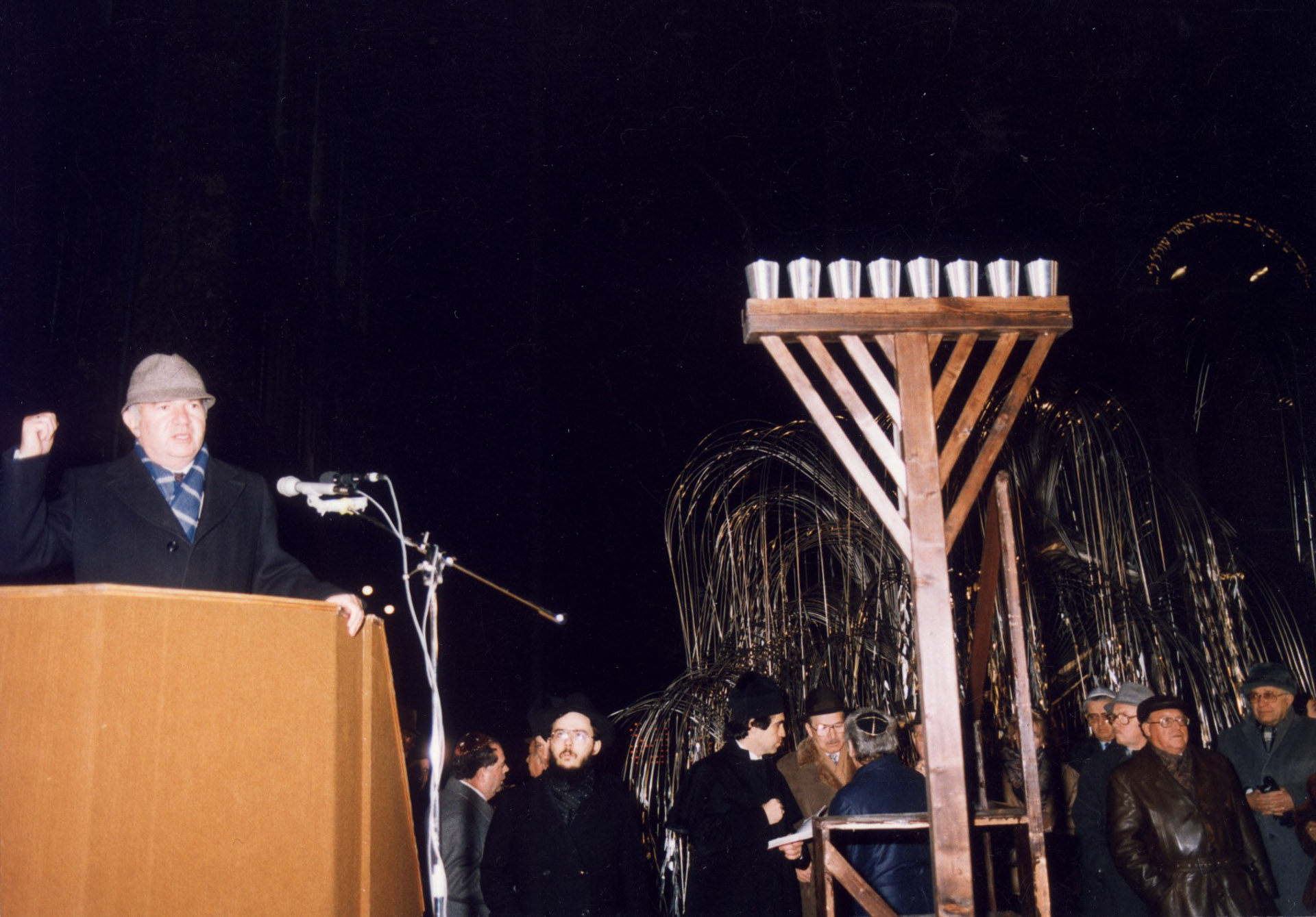 Hanuka fényei először Budapesten-Slomo Marom (első) izraeli nagykövet beszéde