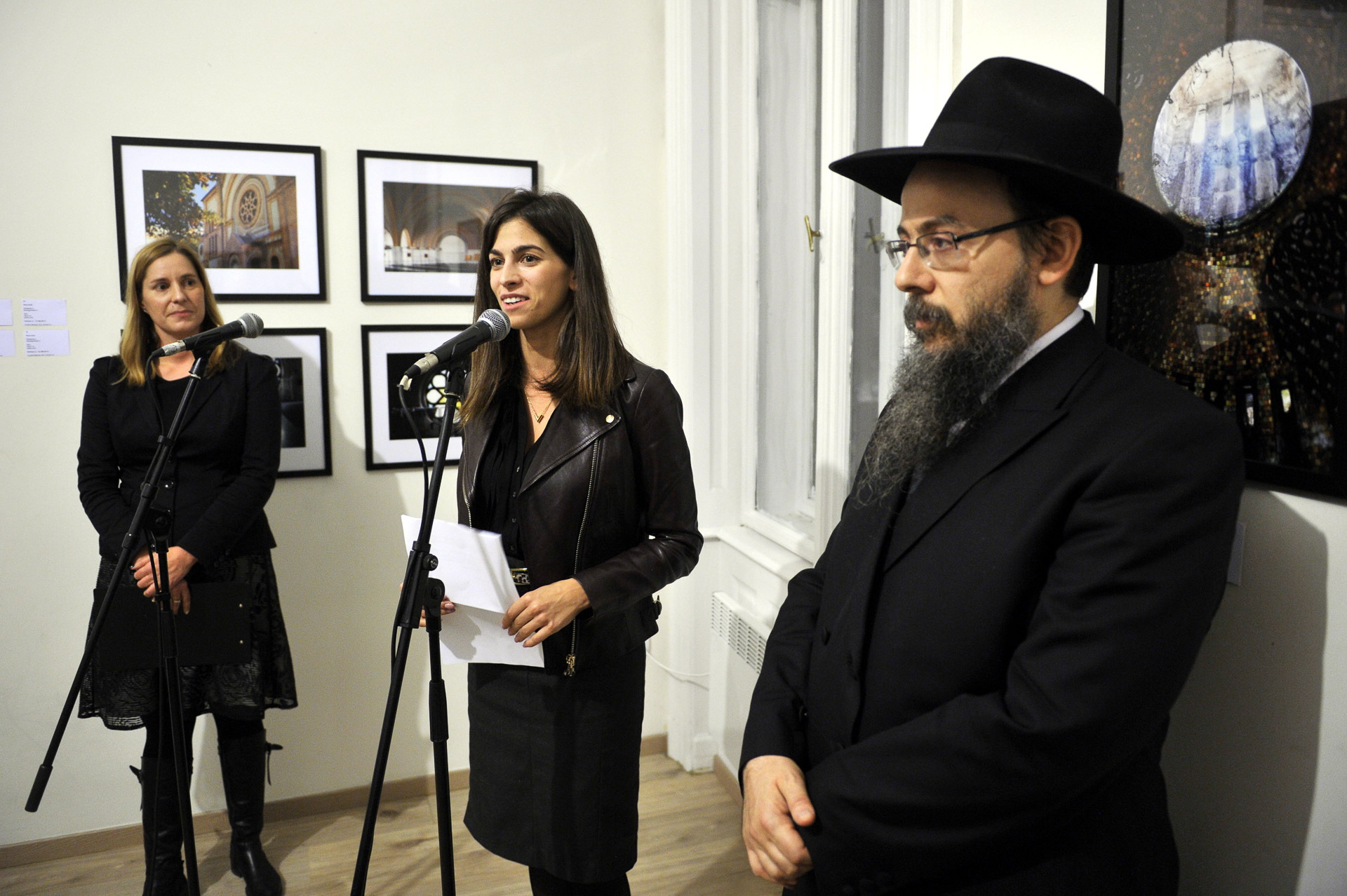 Kiállítás megnyitó- Oberlander Báruch, Szentkirályi Alexandra