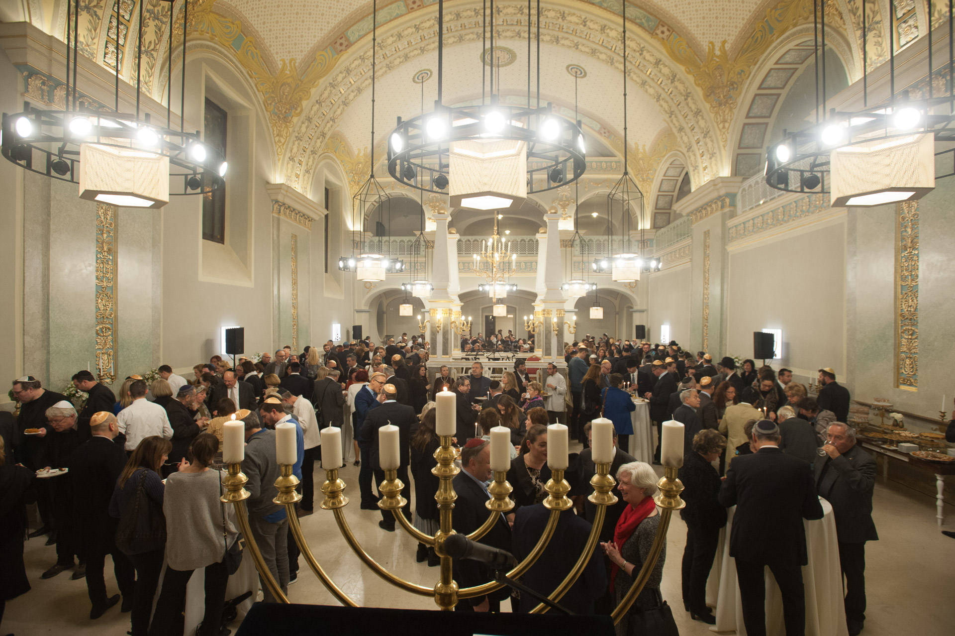 Hanuka az Óbudai Zsinagógában