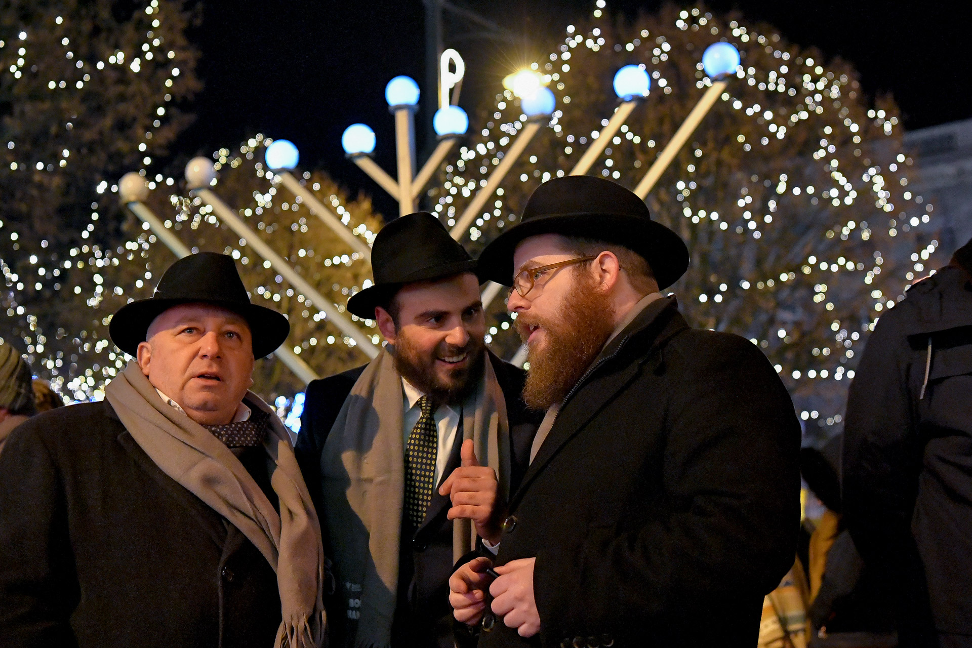 Hanuka Debrecen- Horovitz Tamás, Köves Slomó, Faigen Sámuel