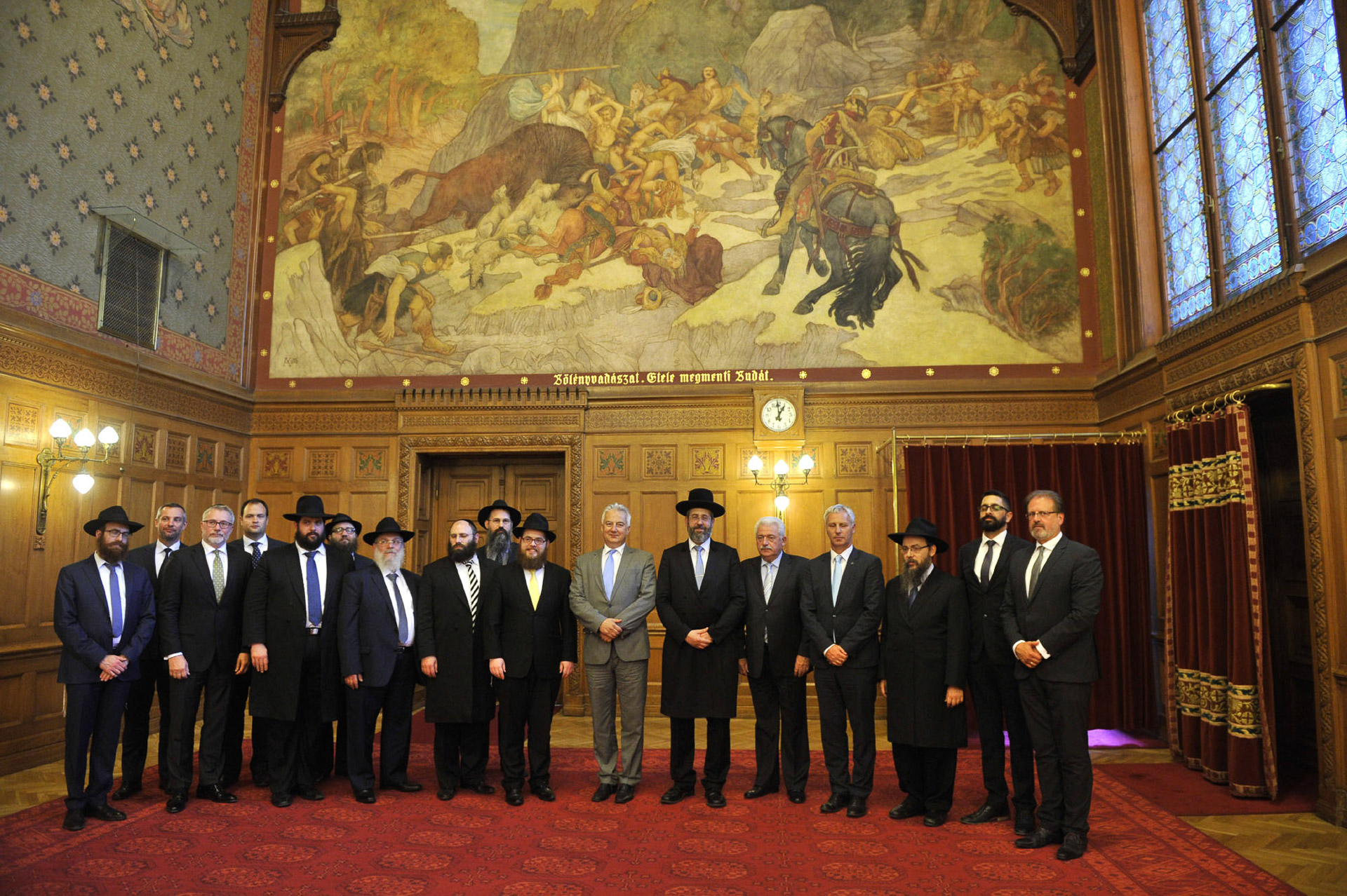 David Lau látogatása a Parlamentben