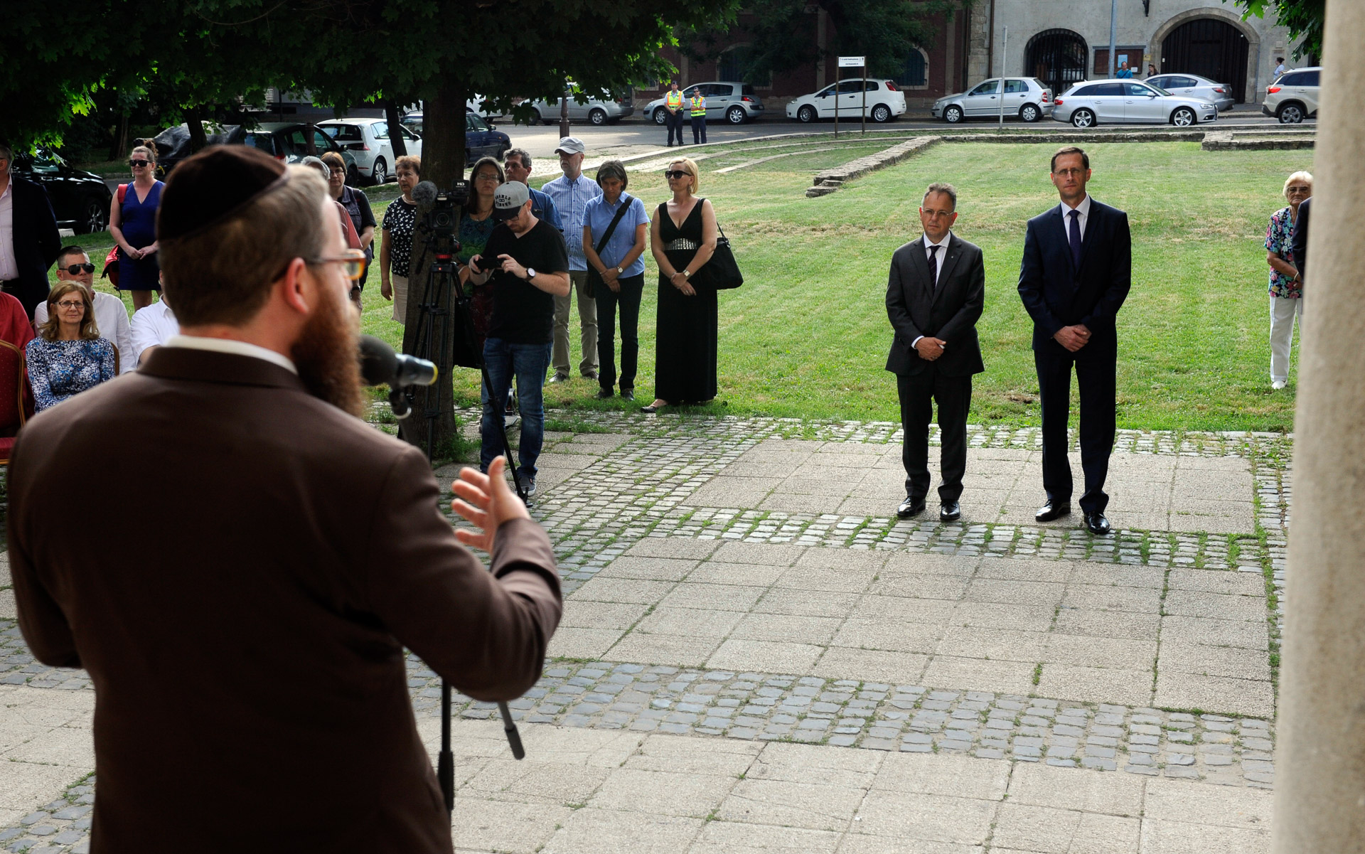 Óbudai megemlékezés- Köves Slomó, Bús Balázs, Varga Miklós
