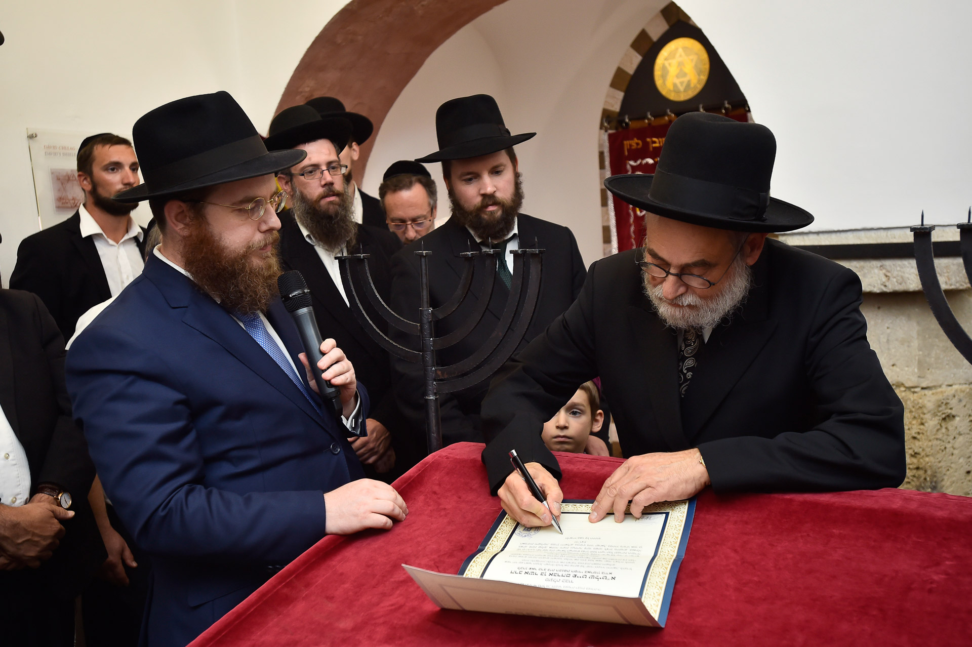 Budavári Zsinagóga megnyitó és rabbiavatás