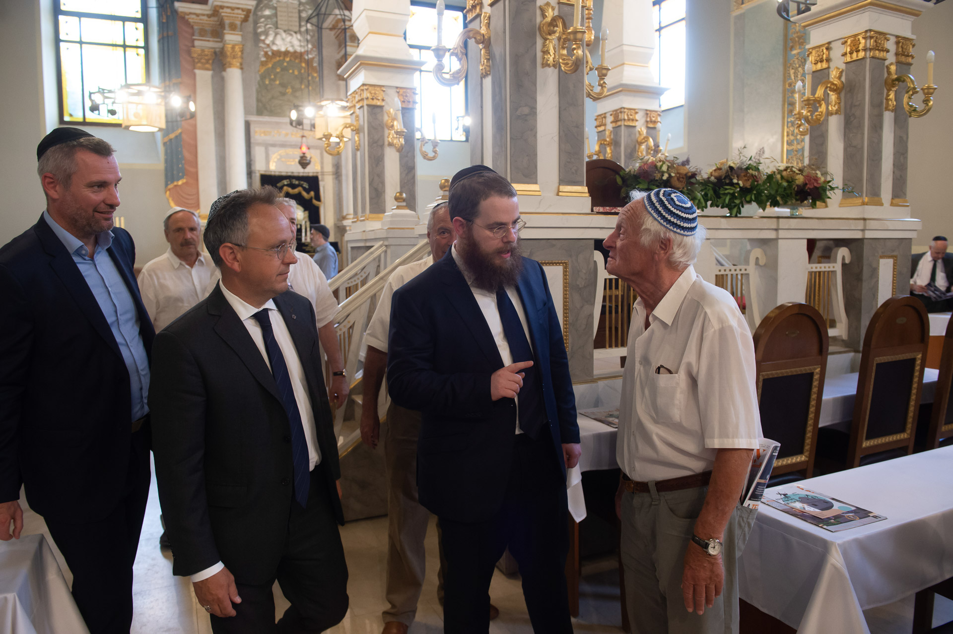 Holokauszt megemlékezés Óbudán- Köves Slomó, Bús Balázs, Tóth Gábor