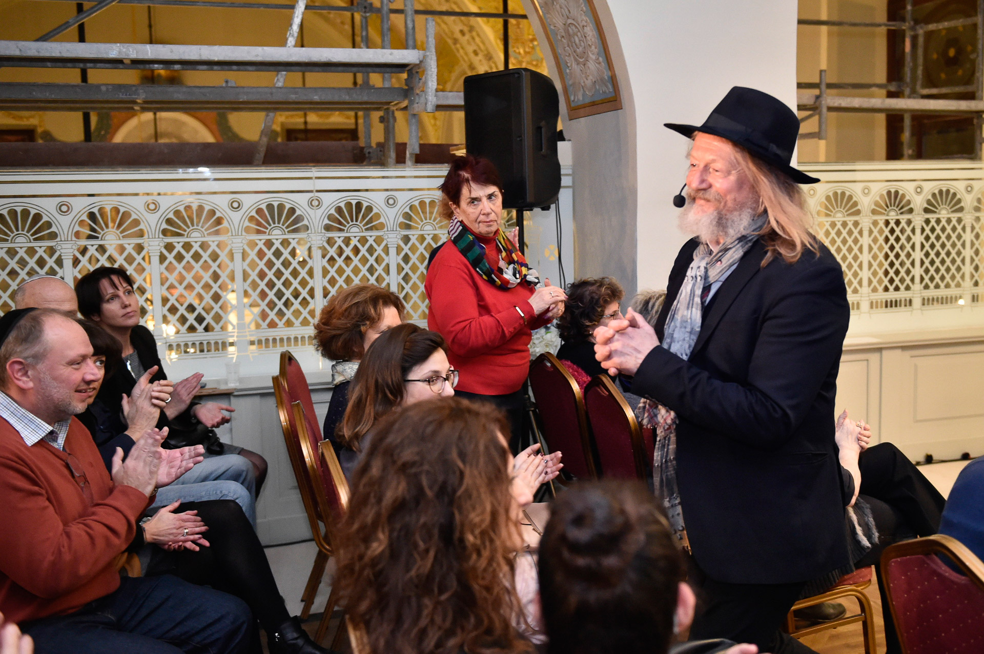 Hegedűs D. Géza előadása az Óbudai Zsinagógában