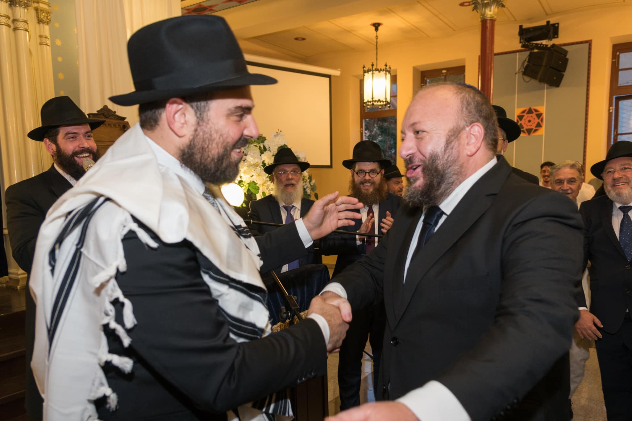 Zsidóház Debrecen megnyitó és rabbiváavatás- Shmuel Faigen 