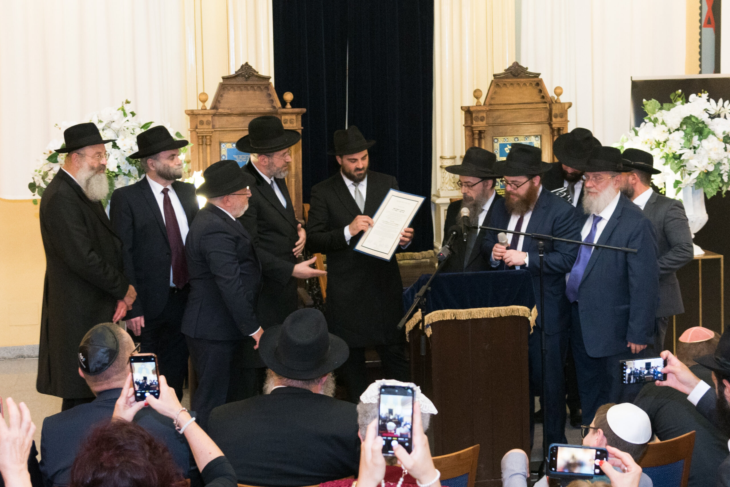 Zsidóház Debrecen megnyitó és rabbiváavatás- Shmuel Faigen 