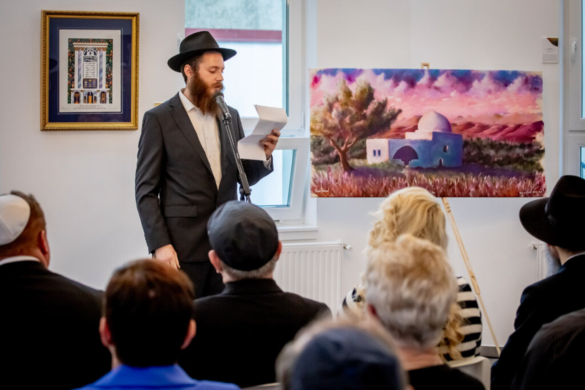 Miskolc Zsidóház avató- Avraham Braun